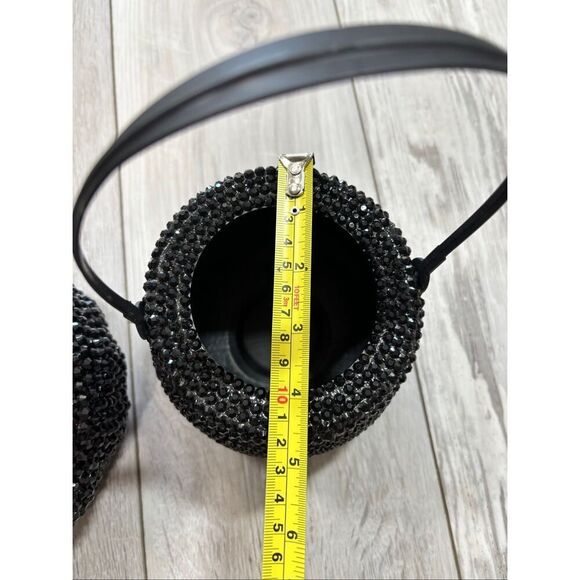 Black Diamond Bling Pumpkin And Cauldron Halloween Decorations - Picture 10 of 10